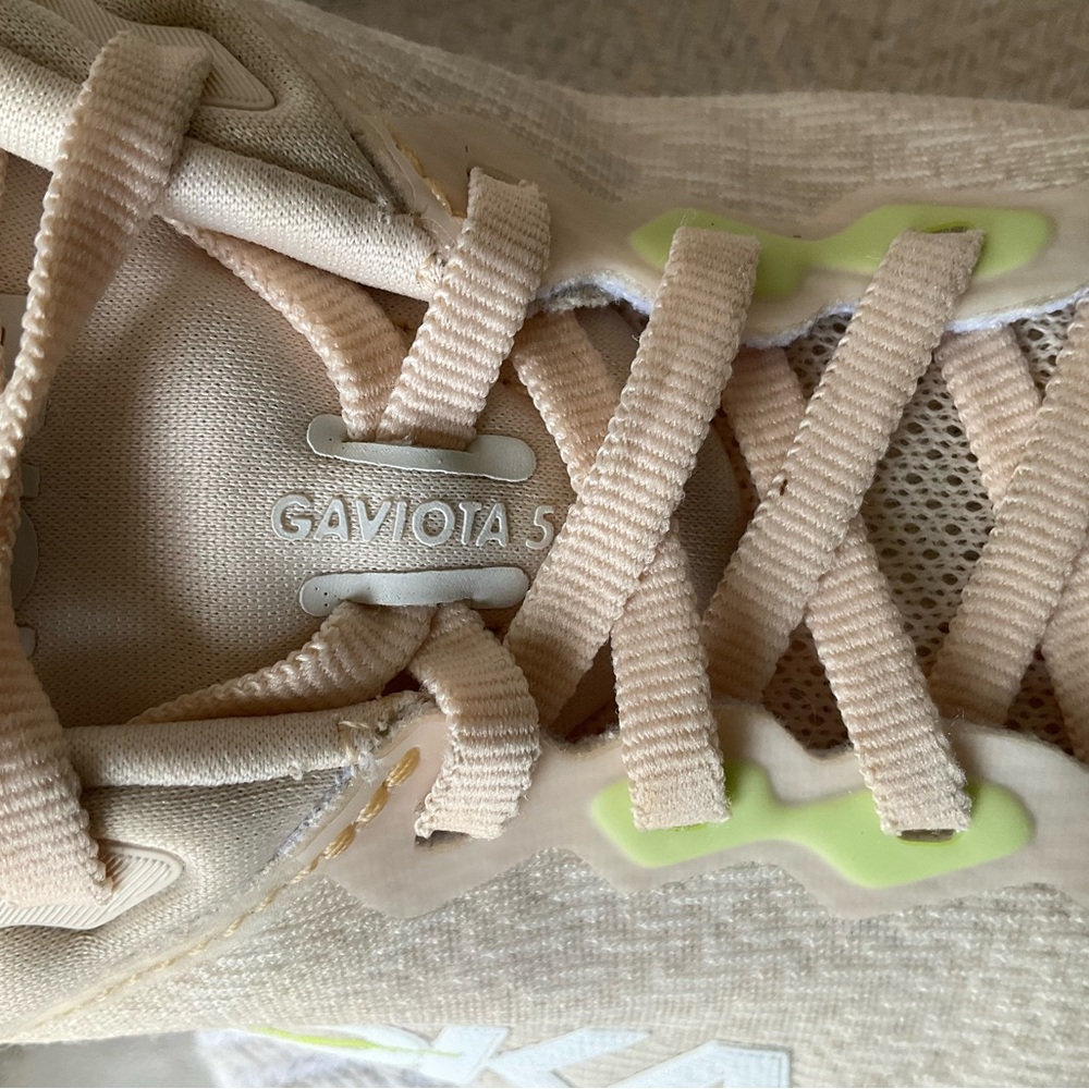 Hoka Women's Cream and Orange Sneakers - Picture 8 of 11